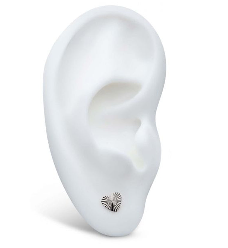 Crinkle Heart Internally Threaded Top