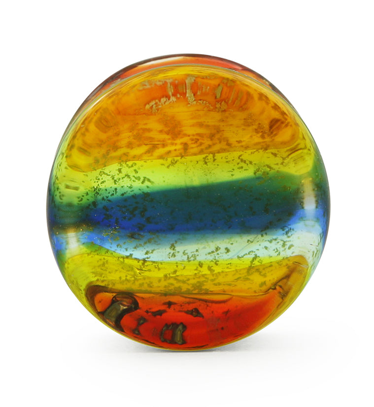 Dichroic Colorful Glass Plugs