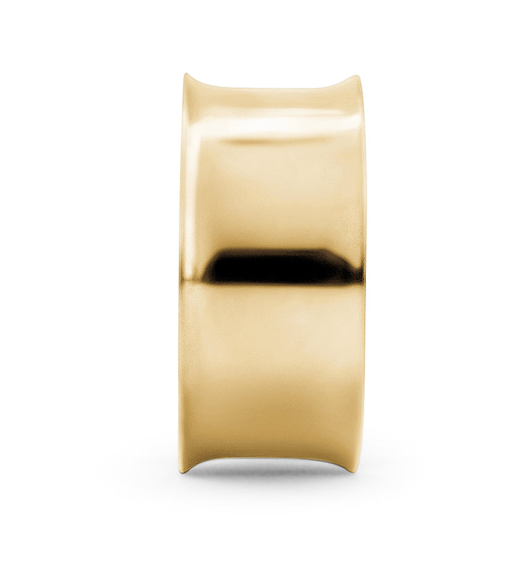 Gold PVD Double Flare Tunnels