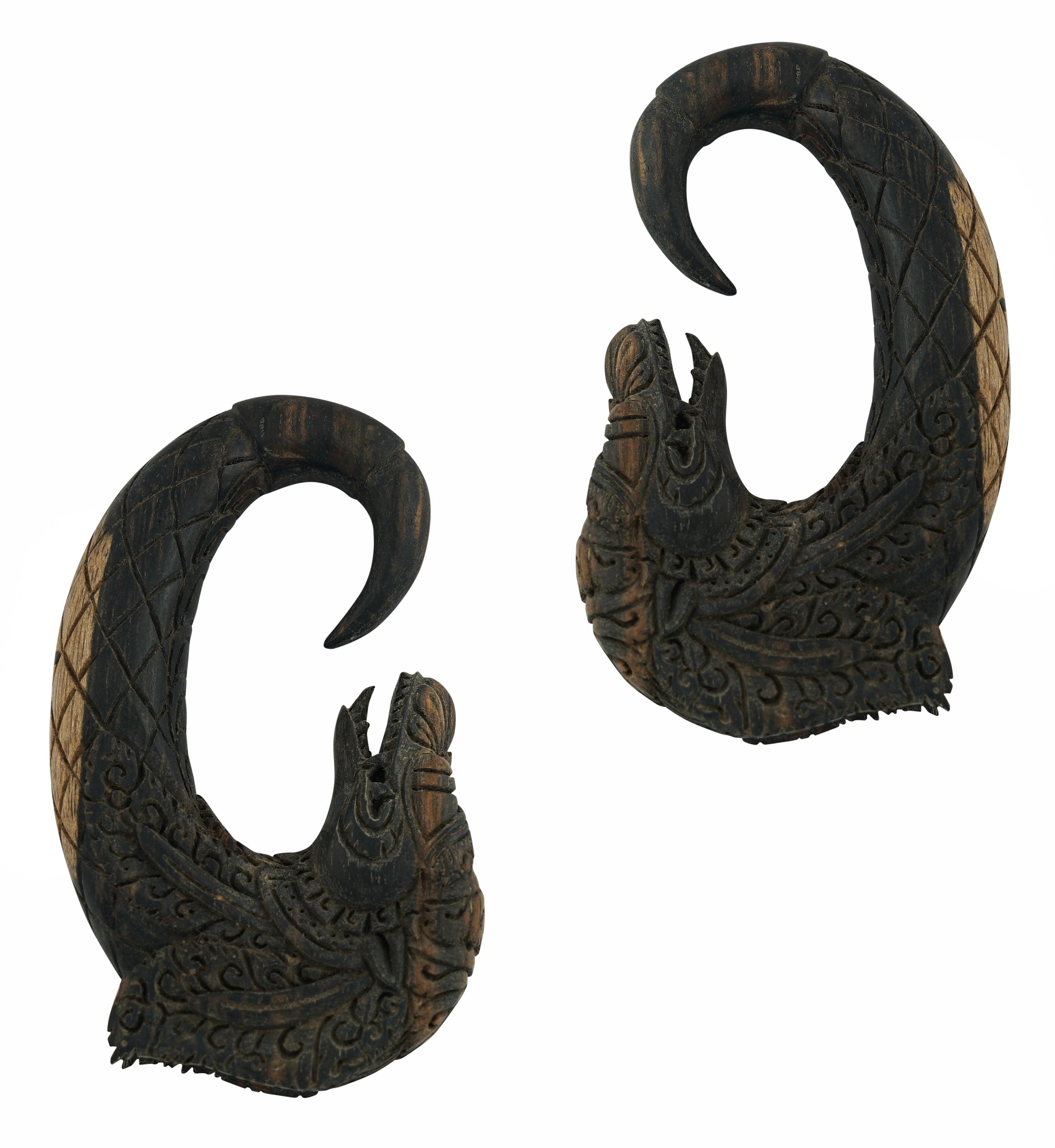 Dragon Fiery Areng Wooden Hangers