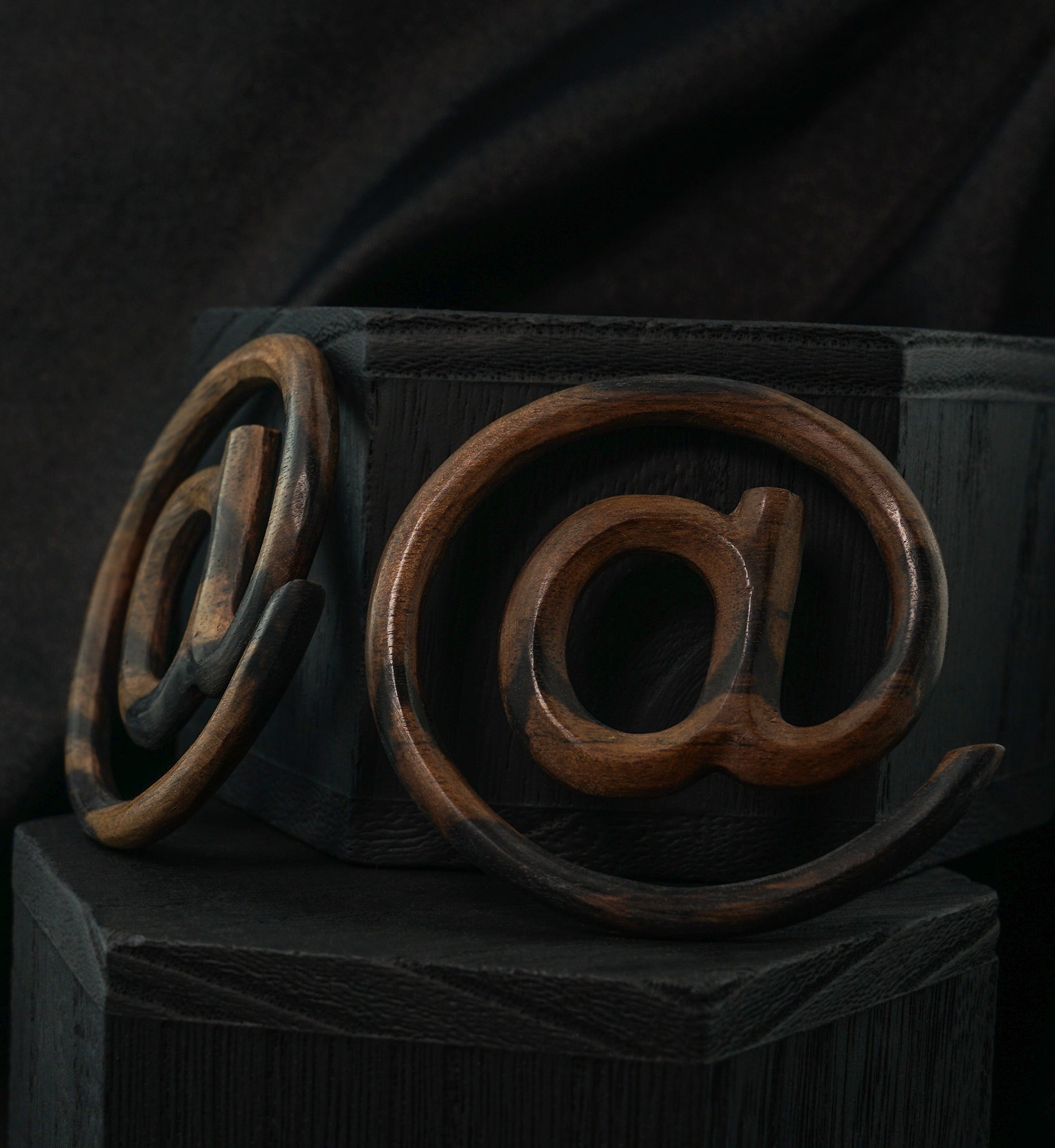 Email Wooden Hoop Hangers