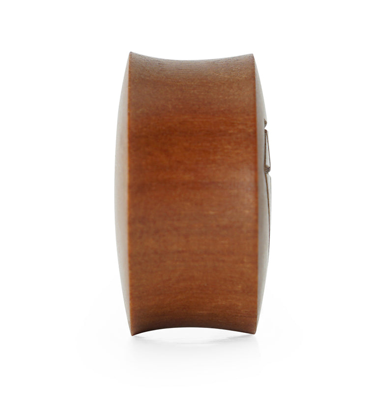 Diamond Engraved Wood Plugs