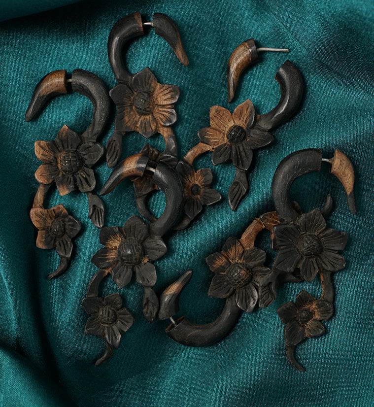 Flower Patch Areng Wood Hangers