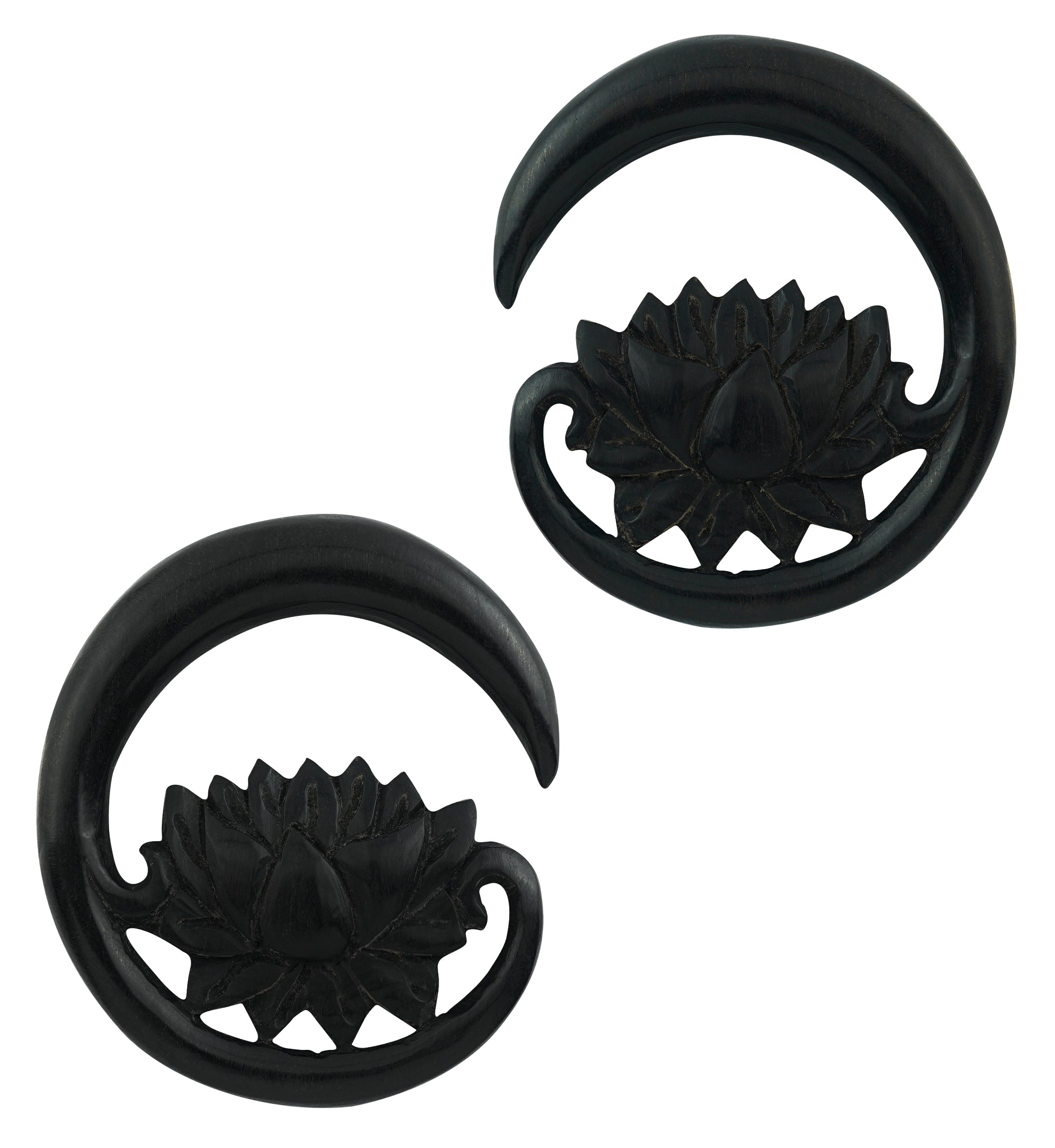 Floating Lotus Areng Wood Hangers