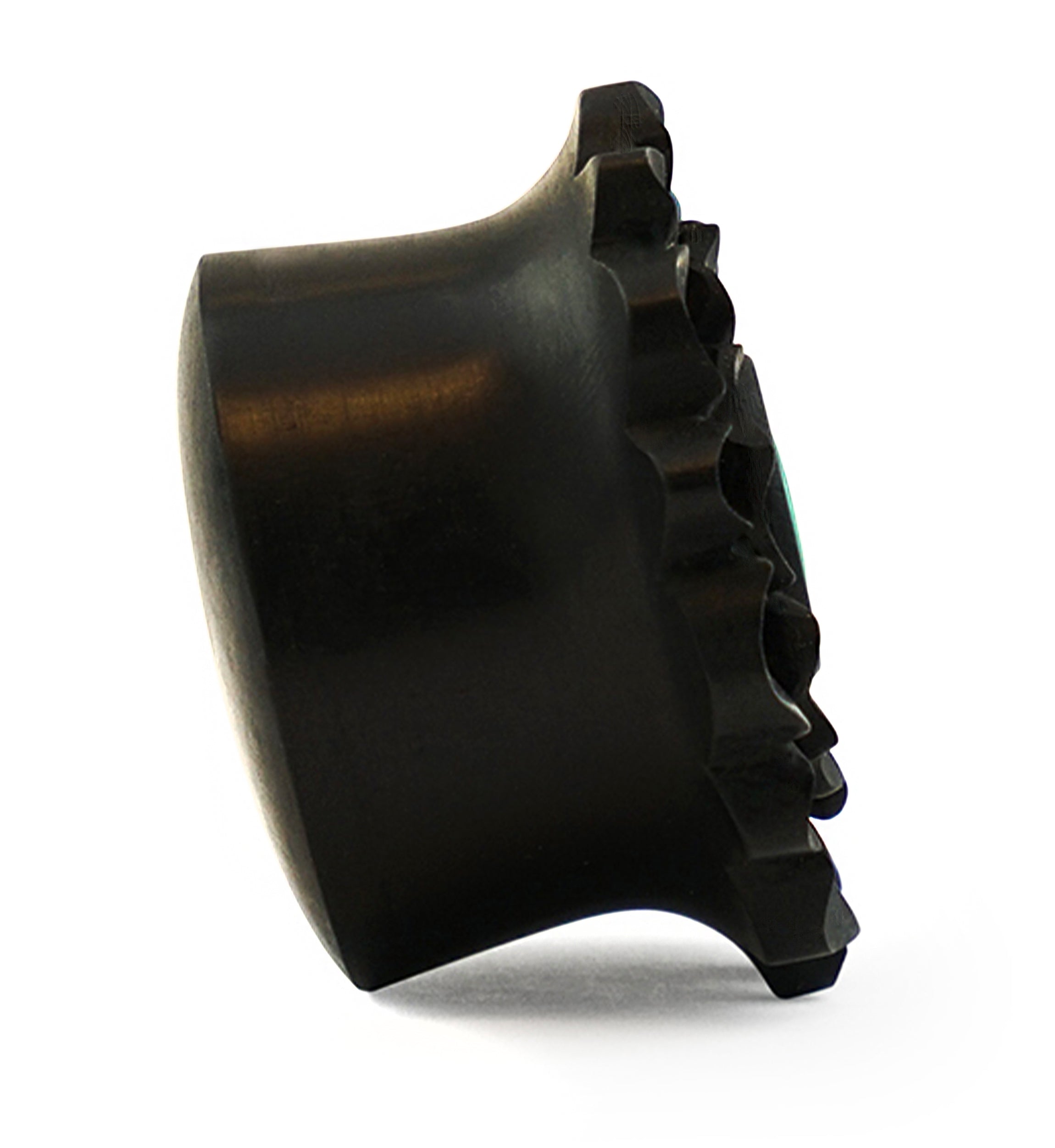 Flower Areng Wood With Blue/Green Resin Inlay Mayan Flare Plugs