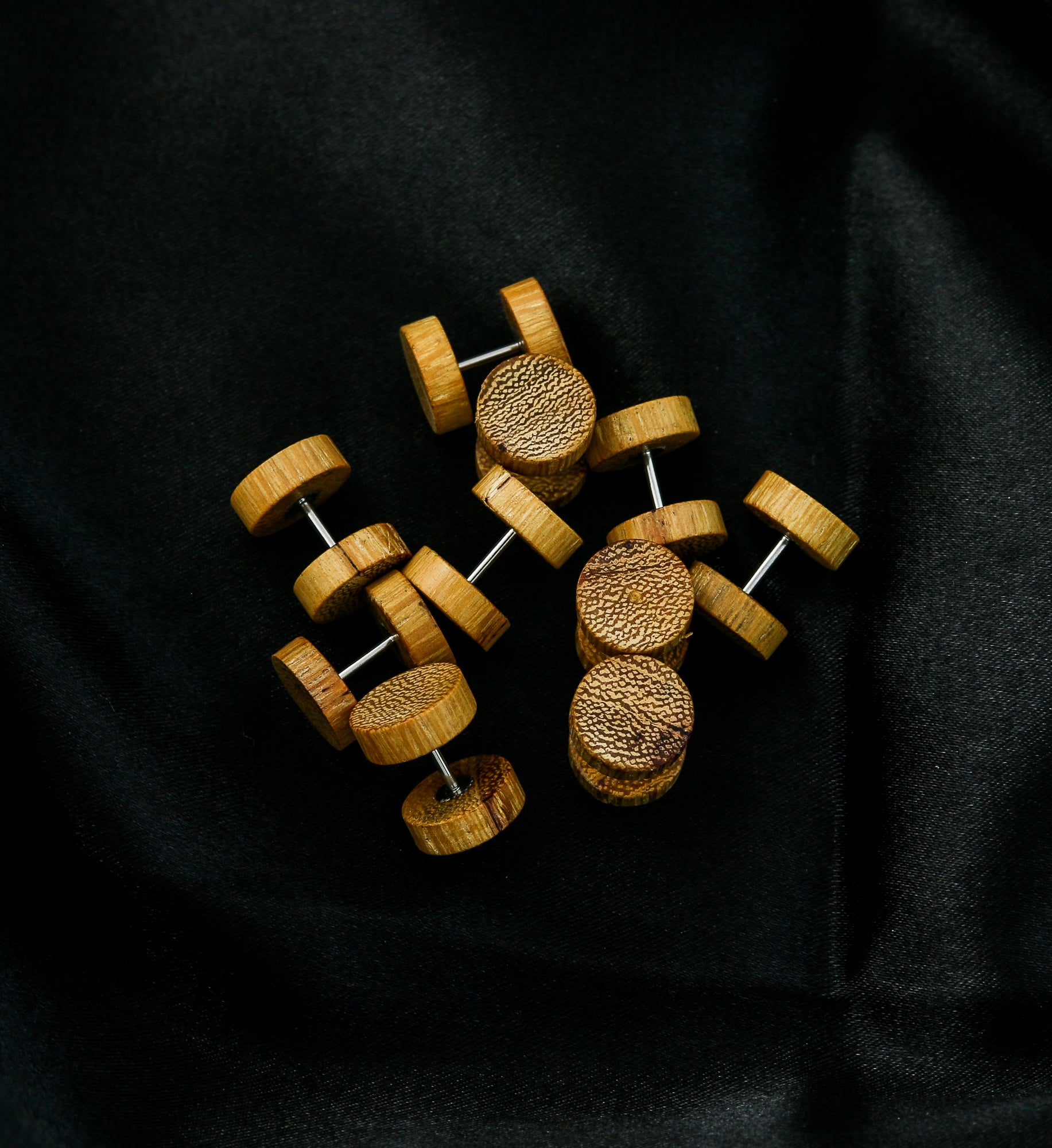Gamal Wood Fake Gauge Plugs