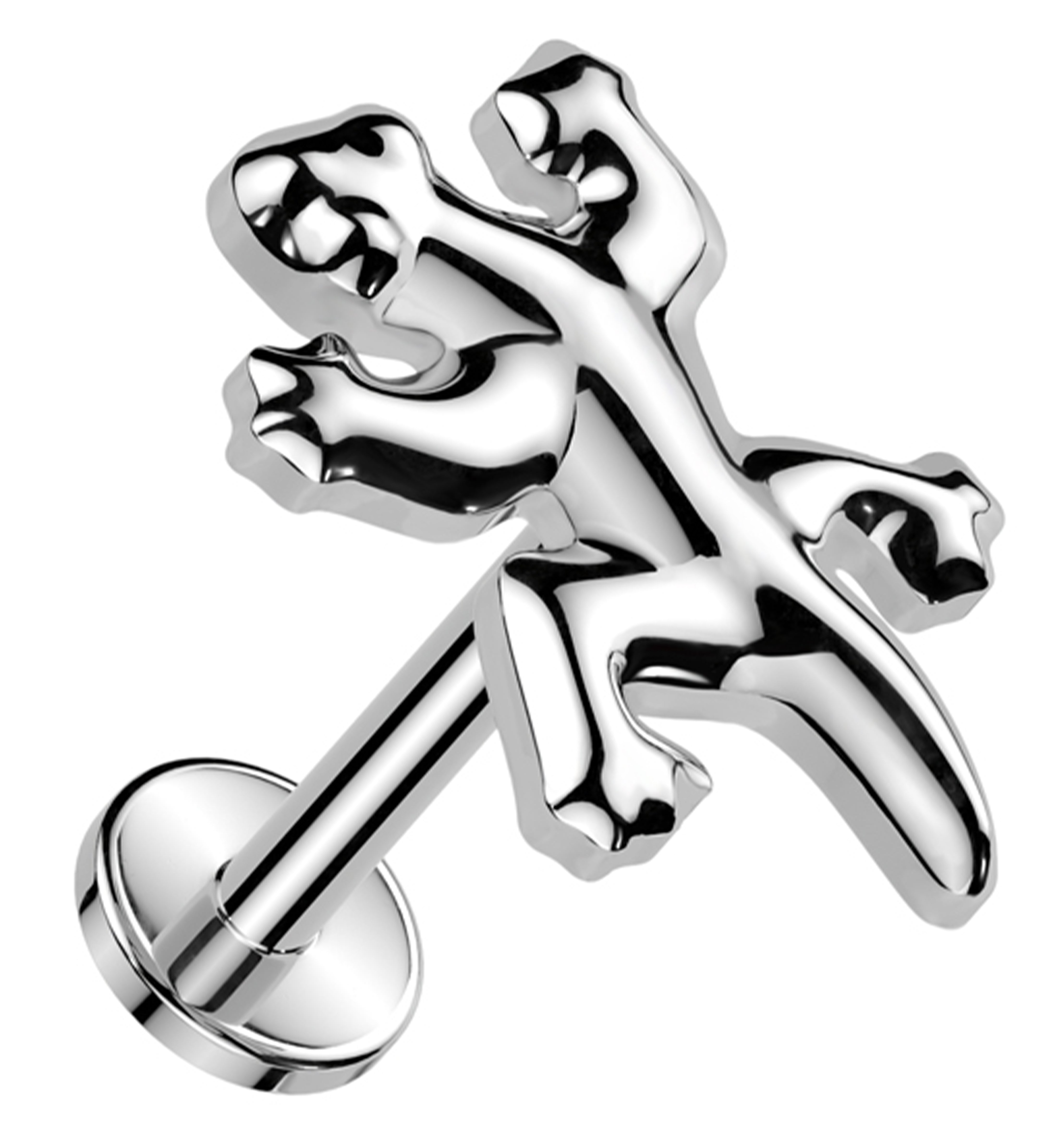 Gecko Internally Threaded Titanium Labret