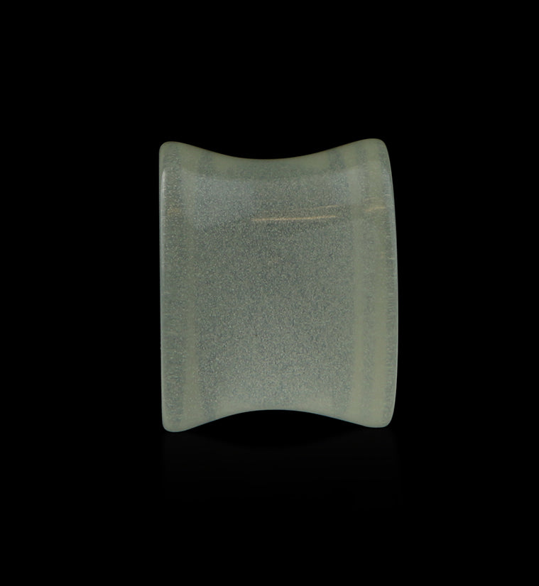 Double Flare Glow In The Dark White Plugs