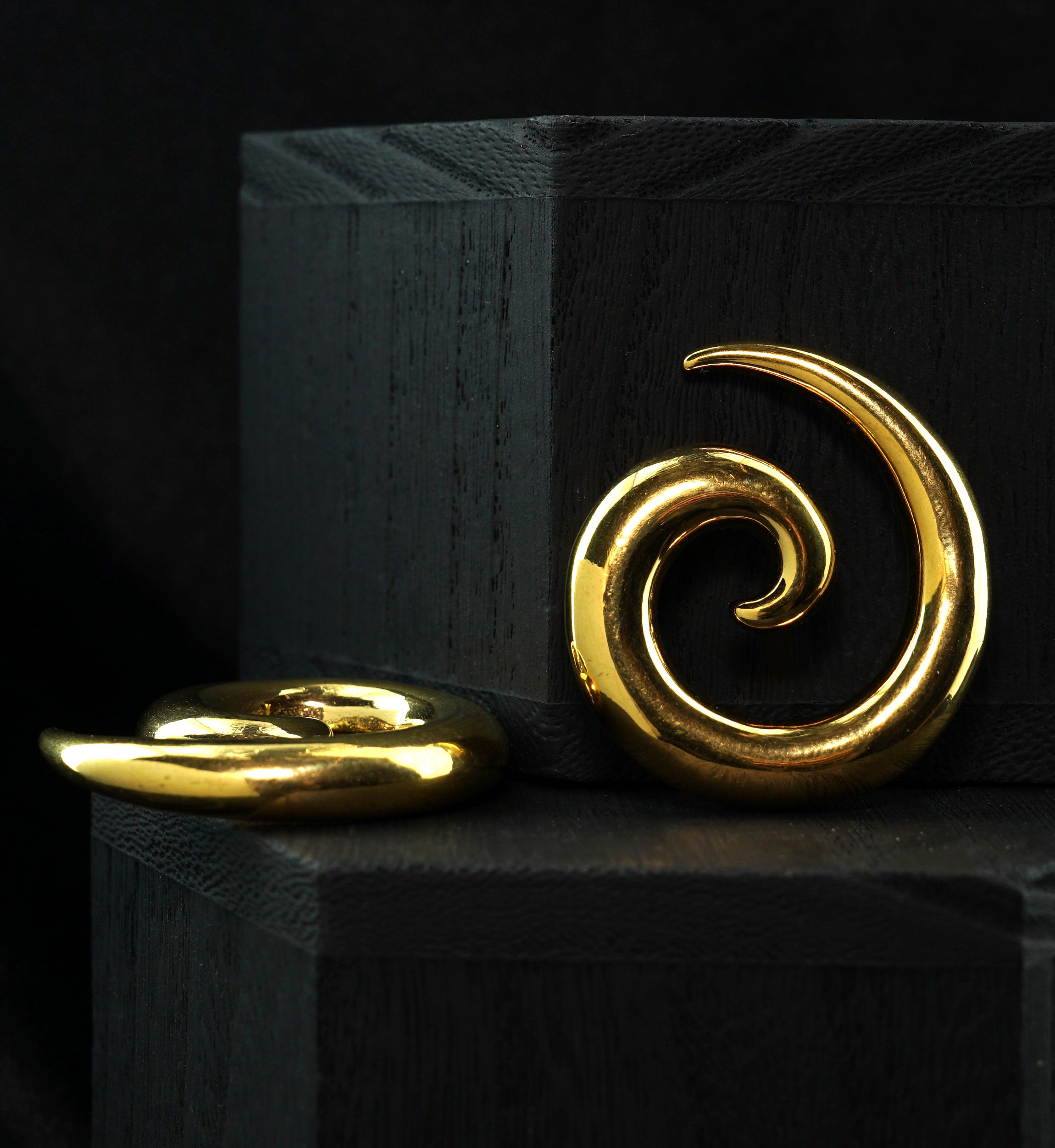 Gold PVD Steel Spirals