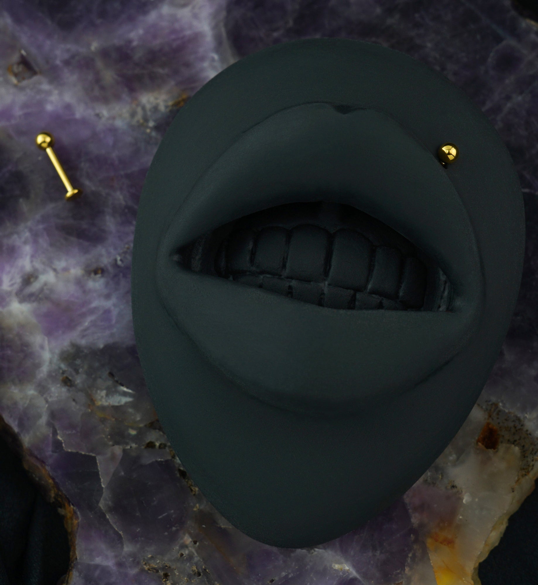 Gold PVD Titanium Labret