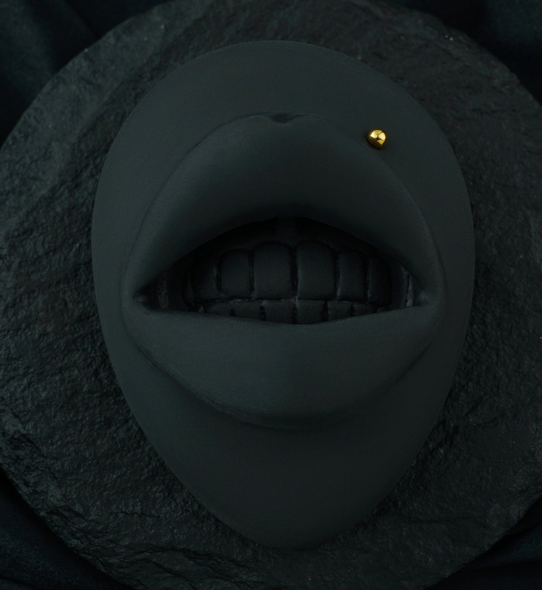 Gold PVD Titanium Labret - External Threading