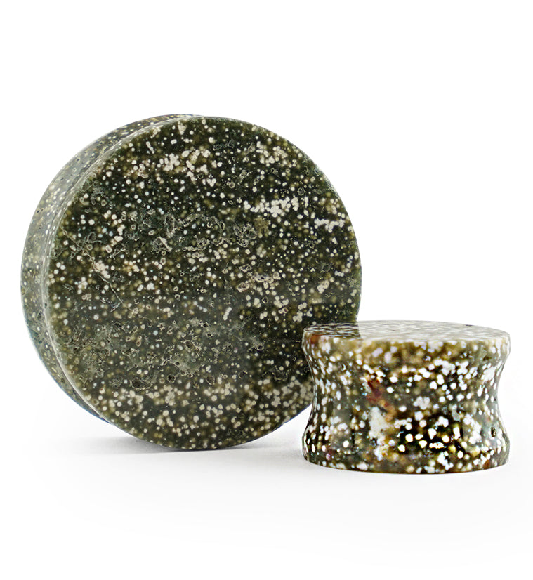 Grade A Ocean Jasper Stone Plugs