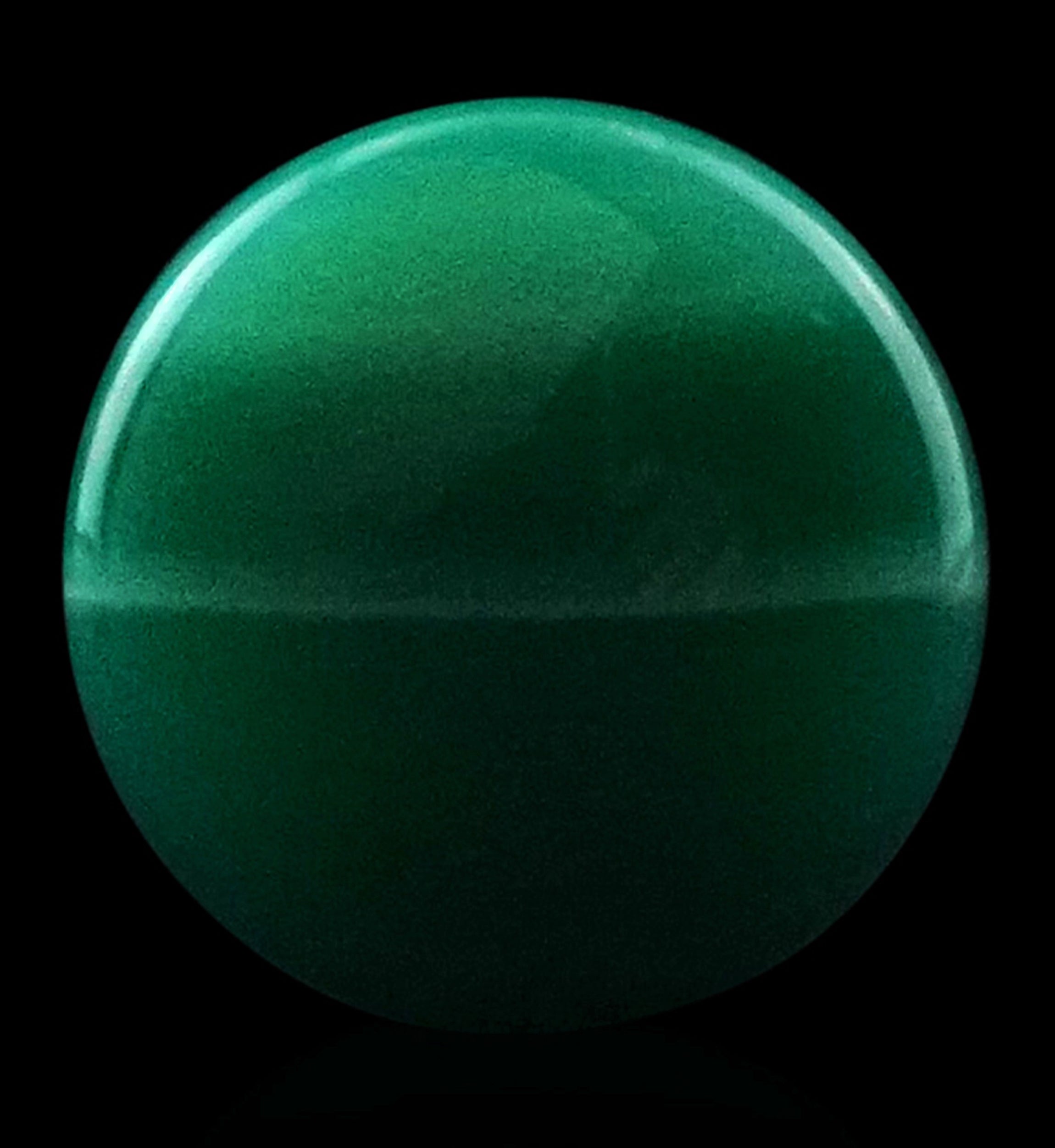 Green Line Agate Stone Plugs - Single Flare