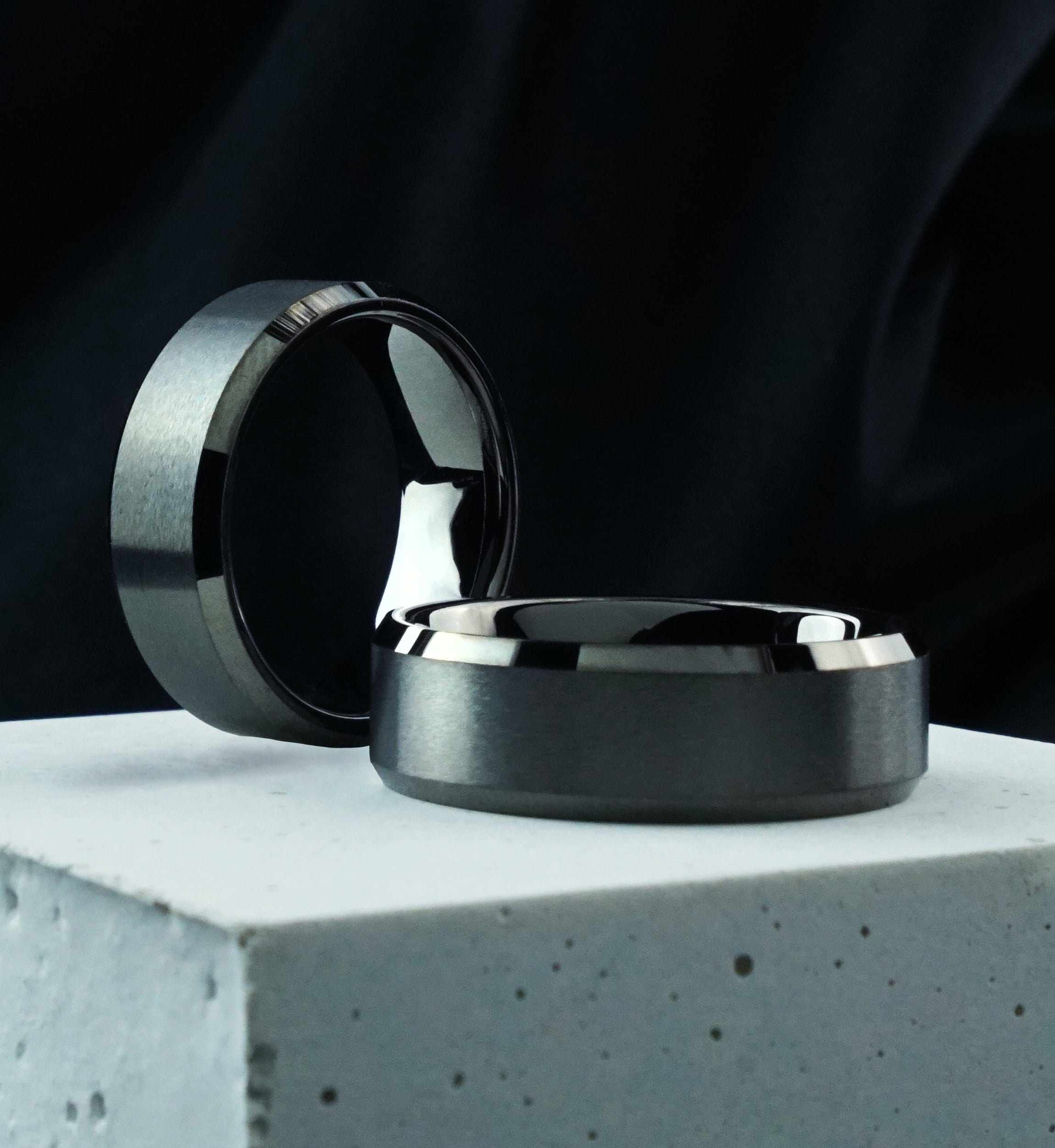 Gun Metal Tungsten Ring