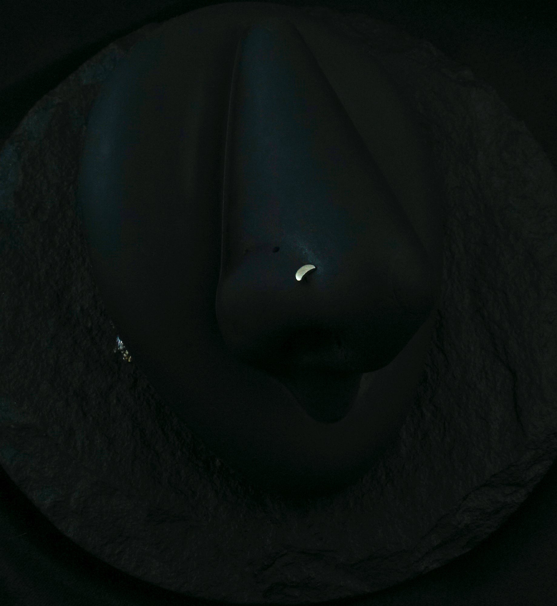 Half Moon Top L Bend Titanium Nose Ring