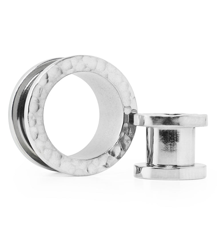 Hammered Stainless Steel Tunnels
