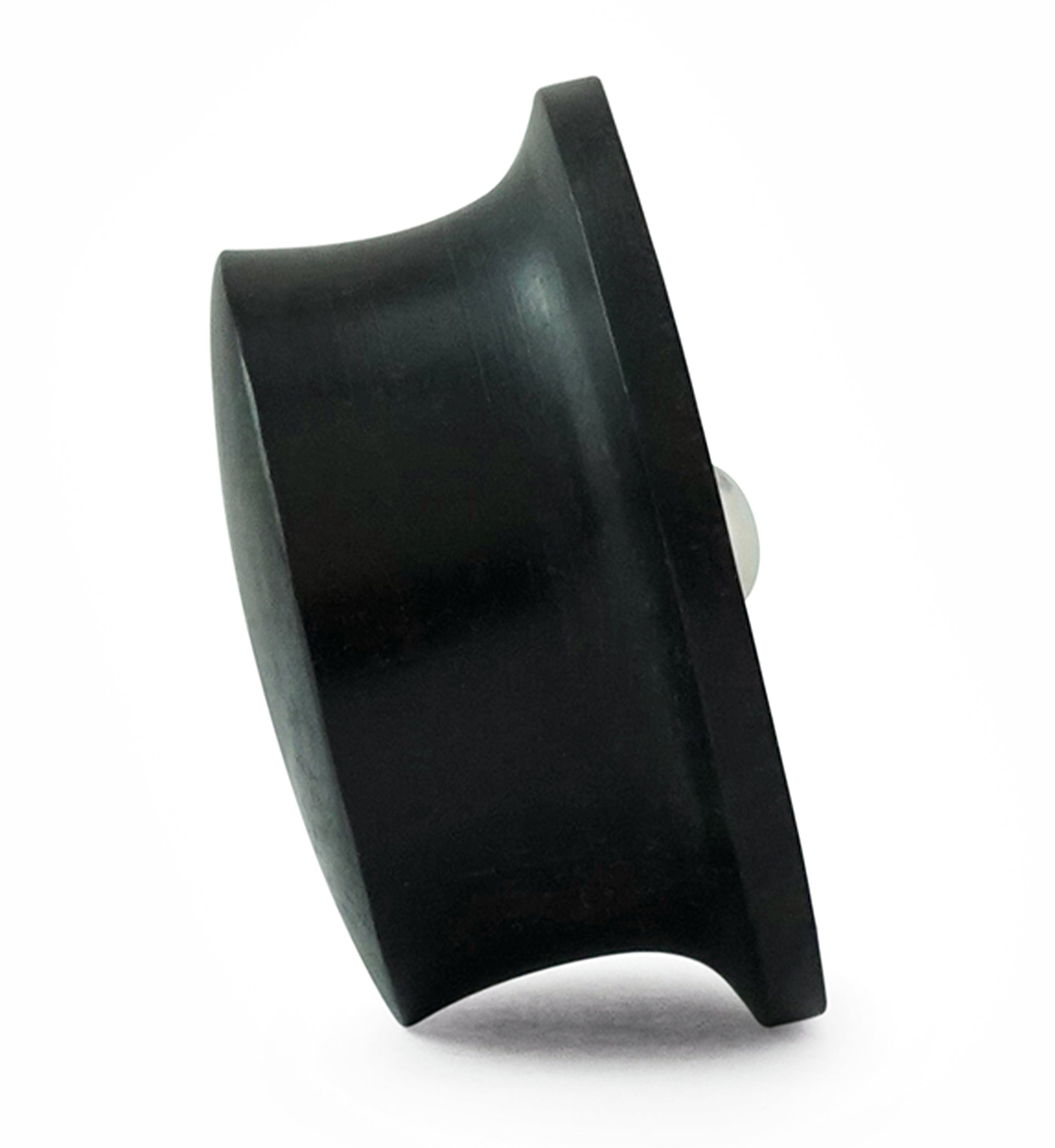 Hammered White Howlite Stone Areng Wood Mayan Flare Plugs