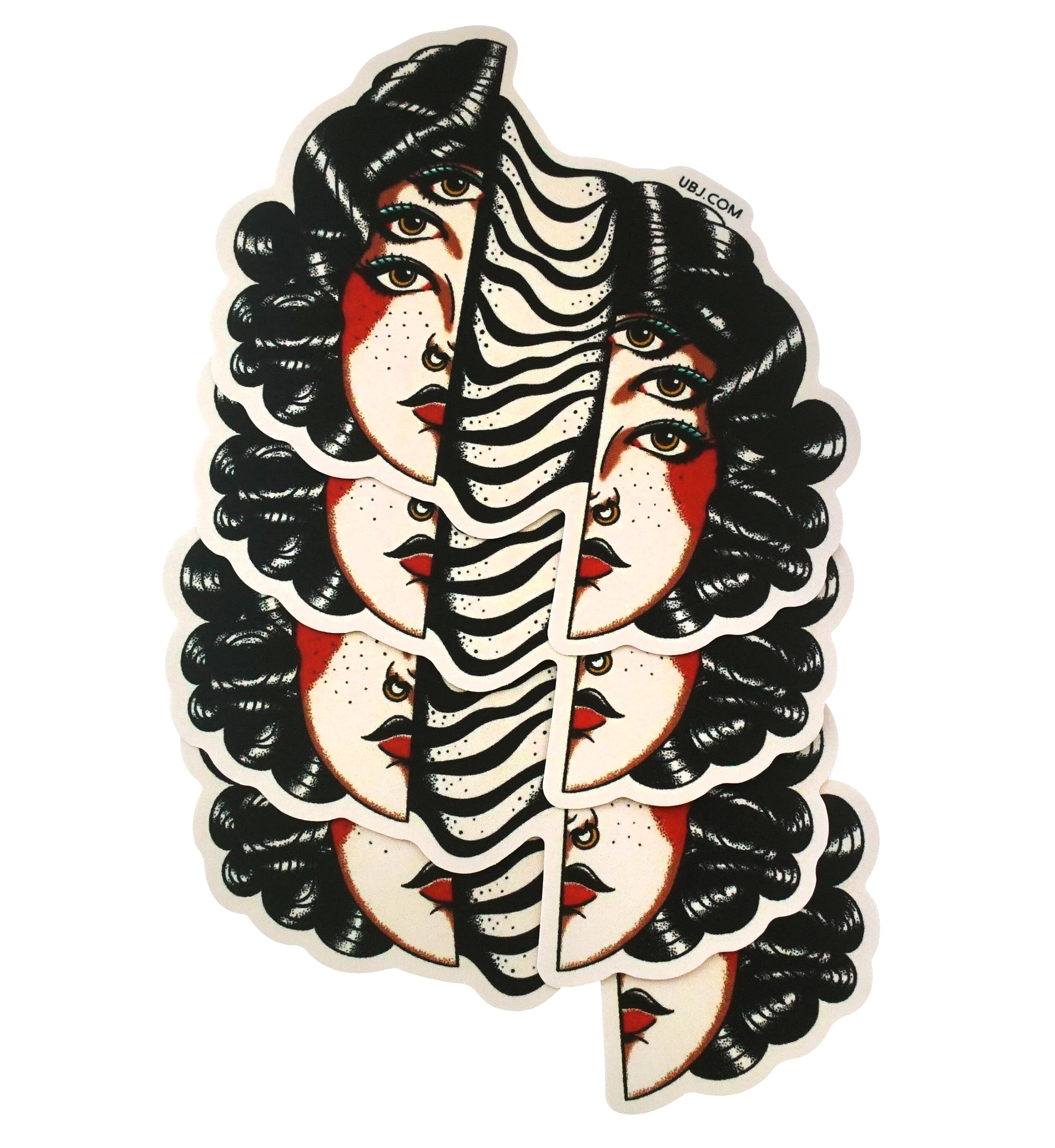 Head Split Sticker Pack (4 pack)