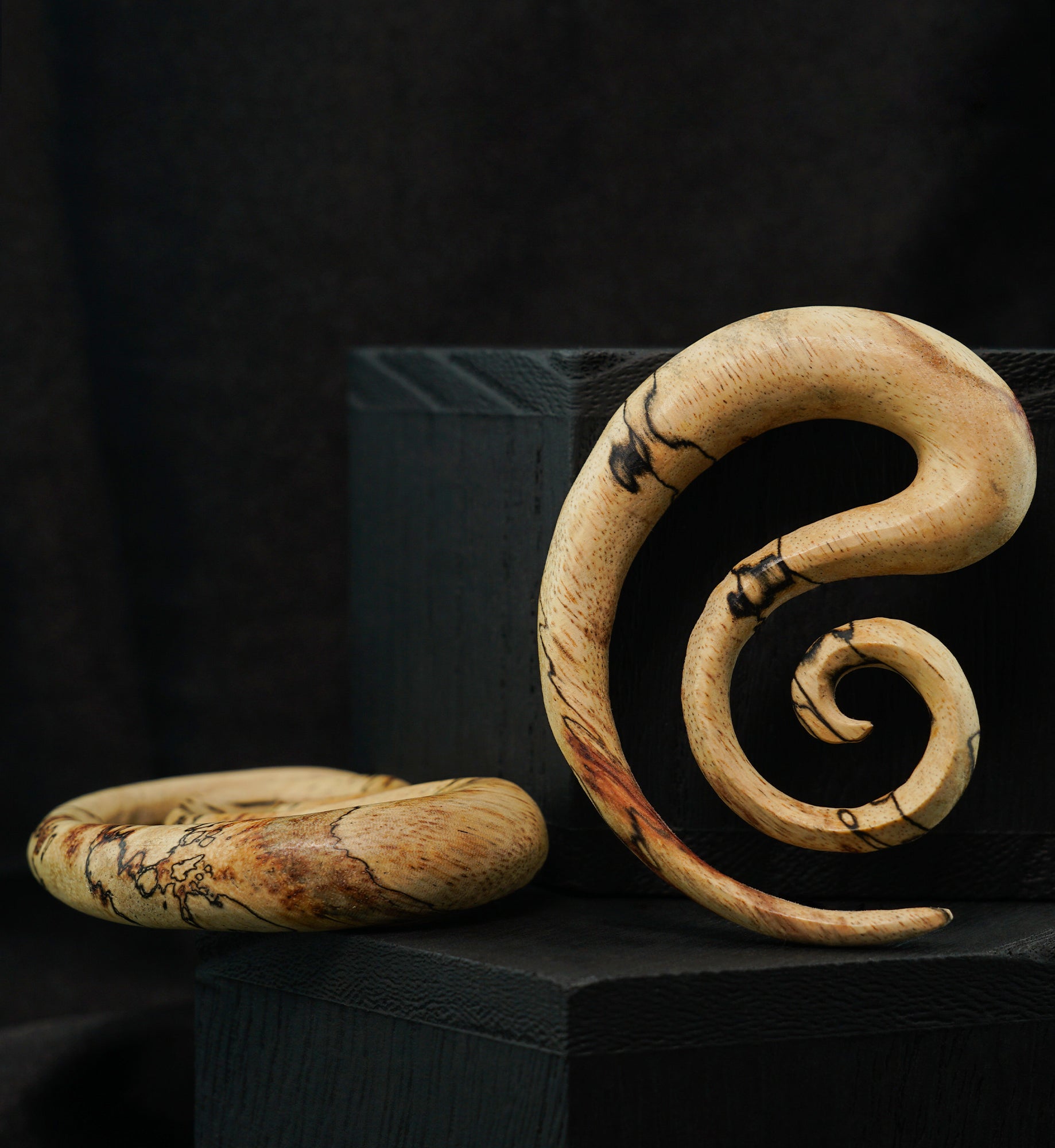 Helical Tamarind Wood Hangers