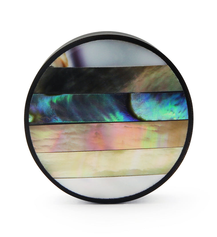 Horn Plugs With Striped Shell Inlay