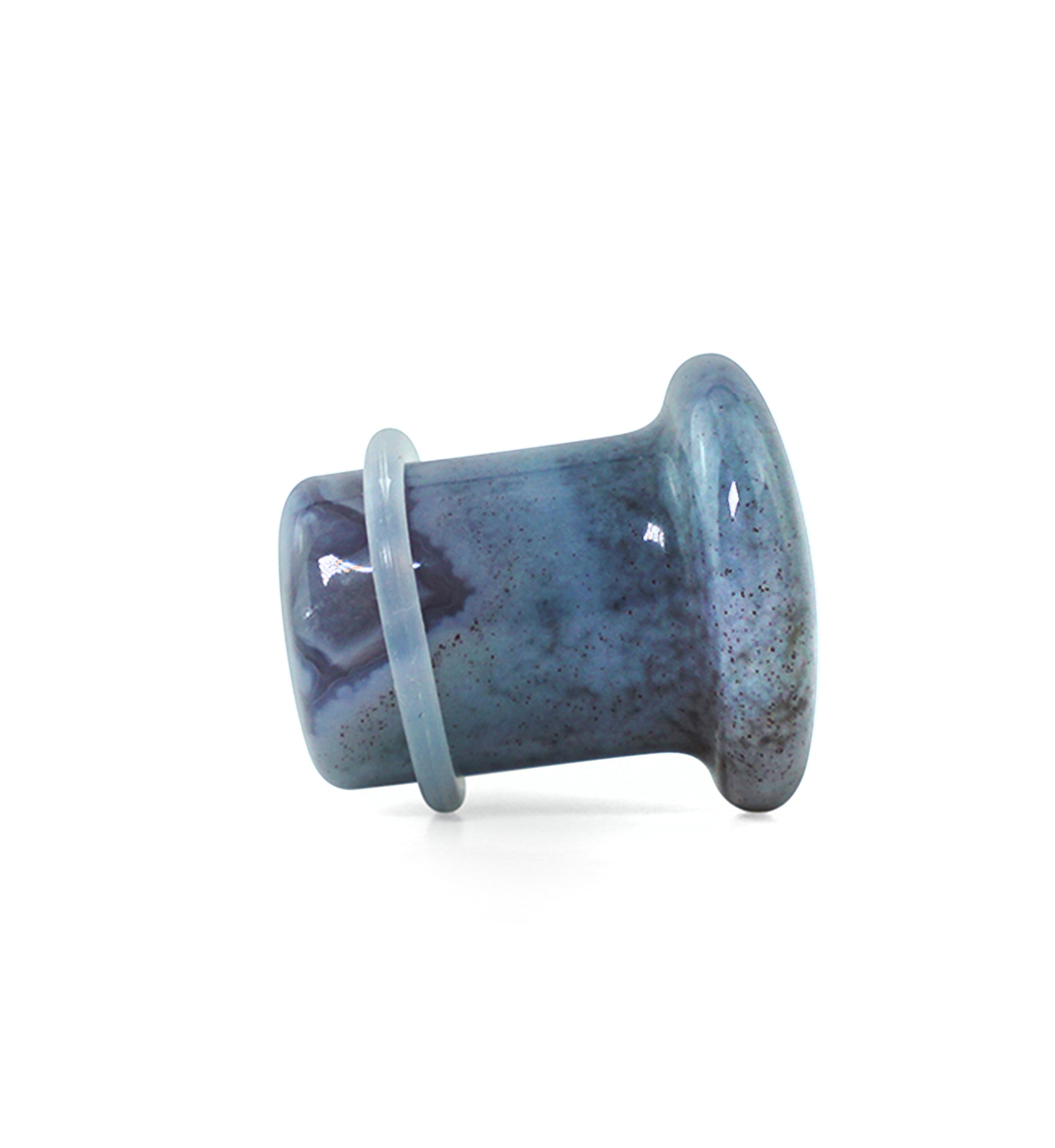 Indian Agate Stone Plugs - Single Flare