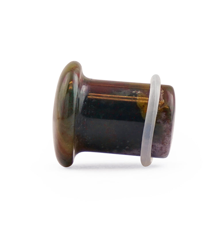 Indian Agate Stone Plugs - Single Flare