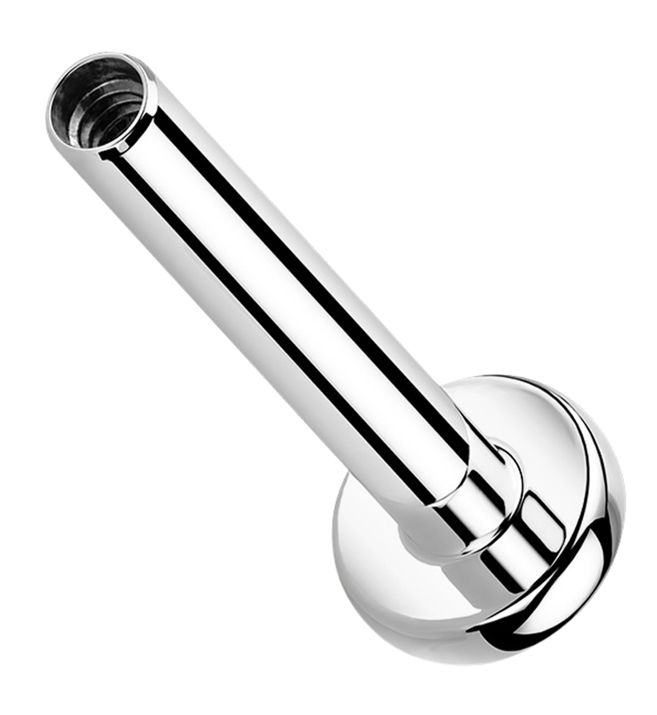 Internally Threaded Titanium Flat Back (Post Only)