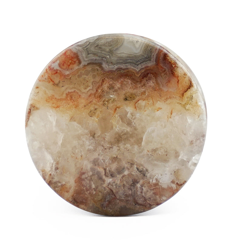 Laguna Lace Agate Stone Plugs