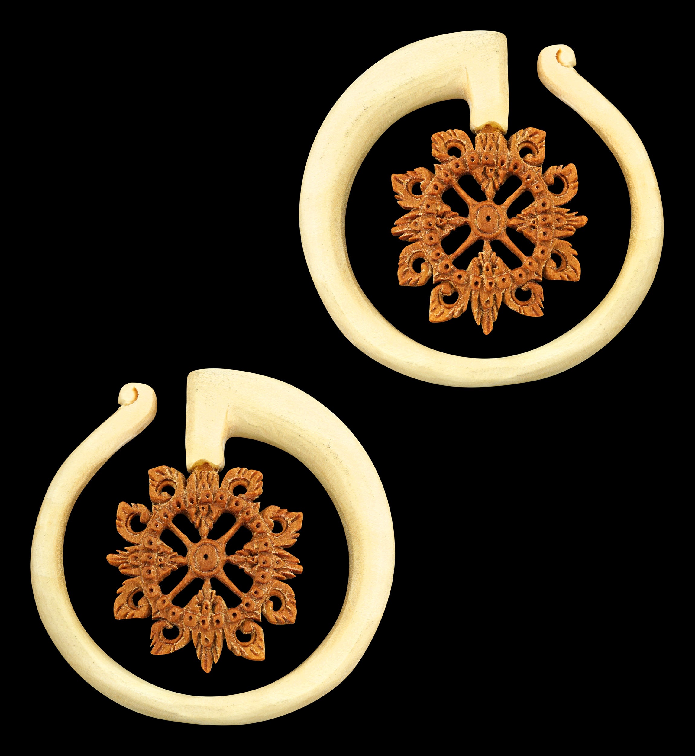 Lineal Flare Double Wood Hangers