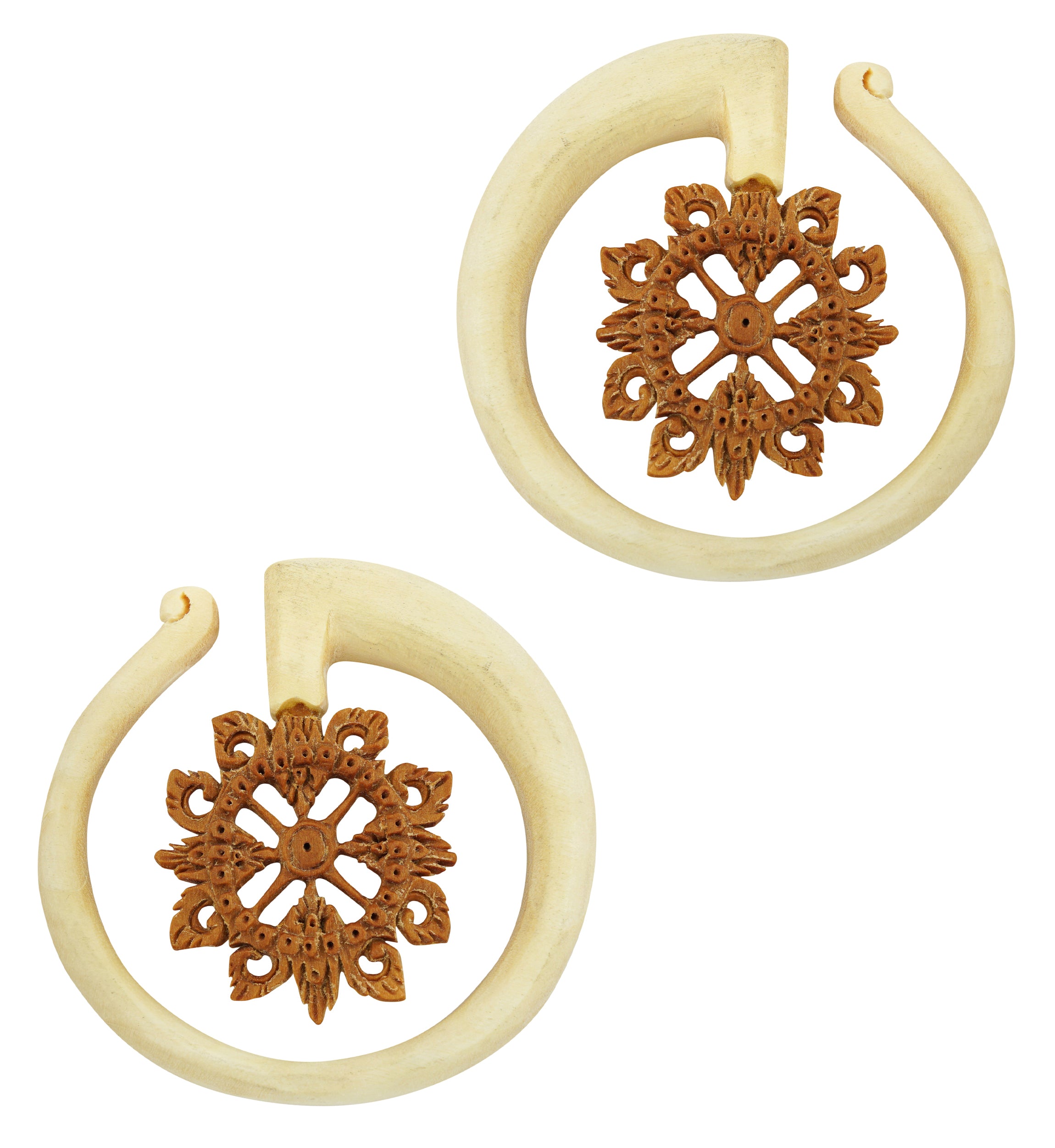 Lineal Flare Double Wood Hangers