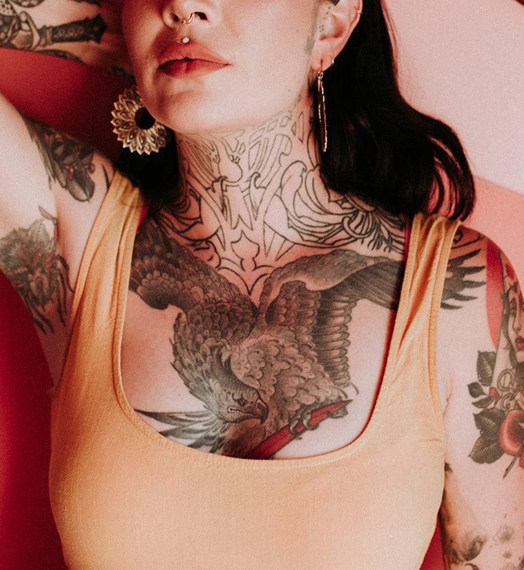 Manda Brass Hangers / Ear Weights