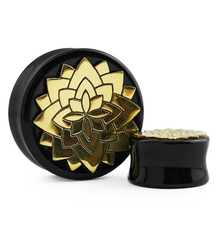Mandala Obsidian Plugs