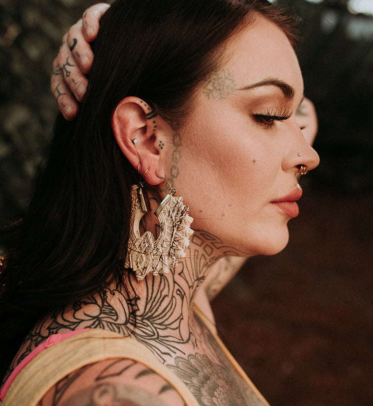 Midway Tamarind Wooden Hangers / Earrings