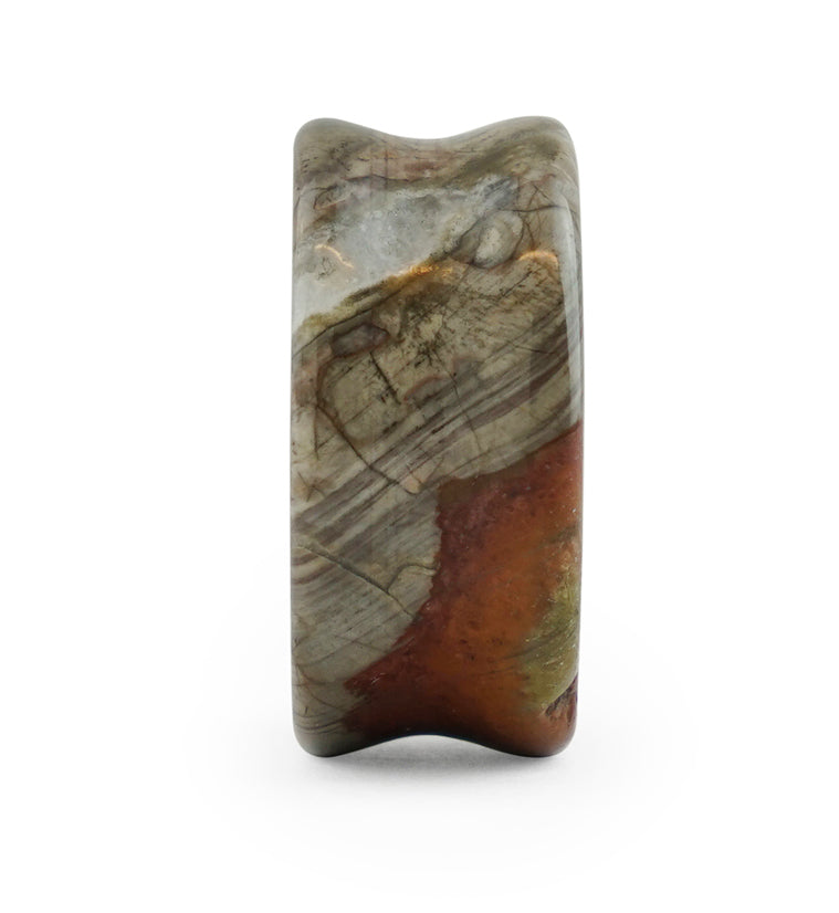 Mushroom Jasper Stone Plugs