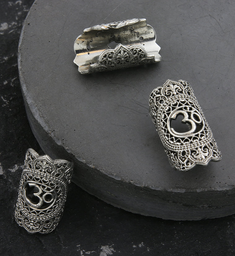 Namaste White Brass Dreadlock Bead