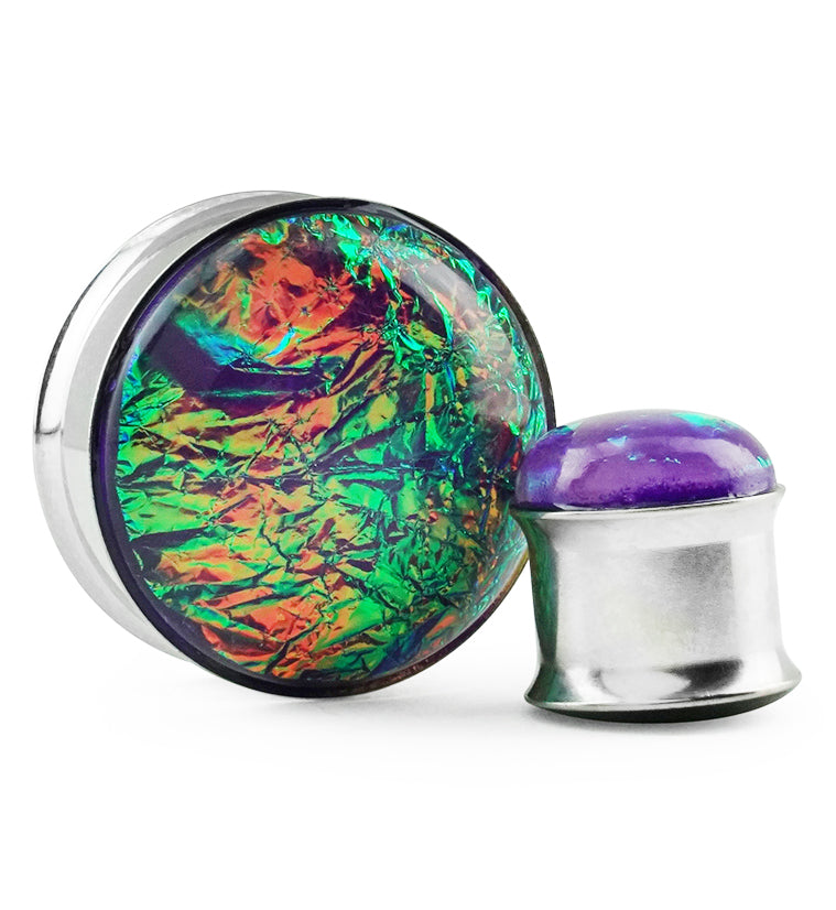 Nebula Foil Stainless Steel Plugs