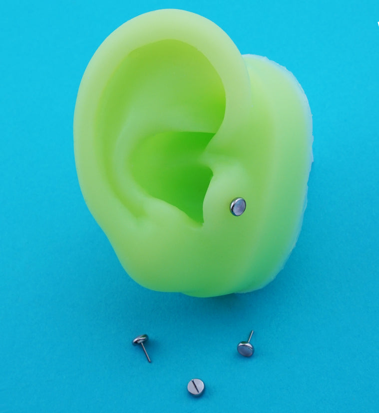 Opalite Pink Titanium Threadless Top