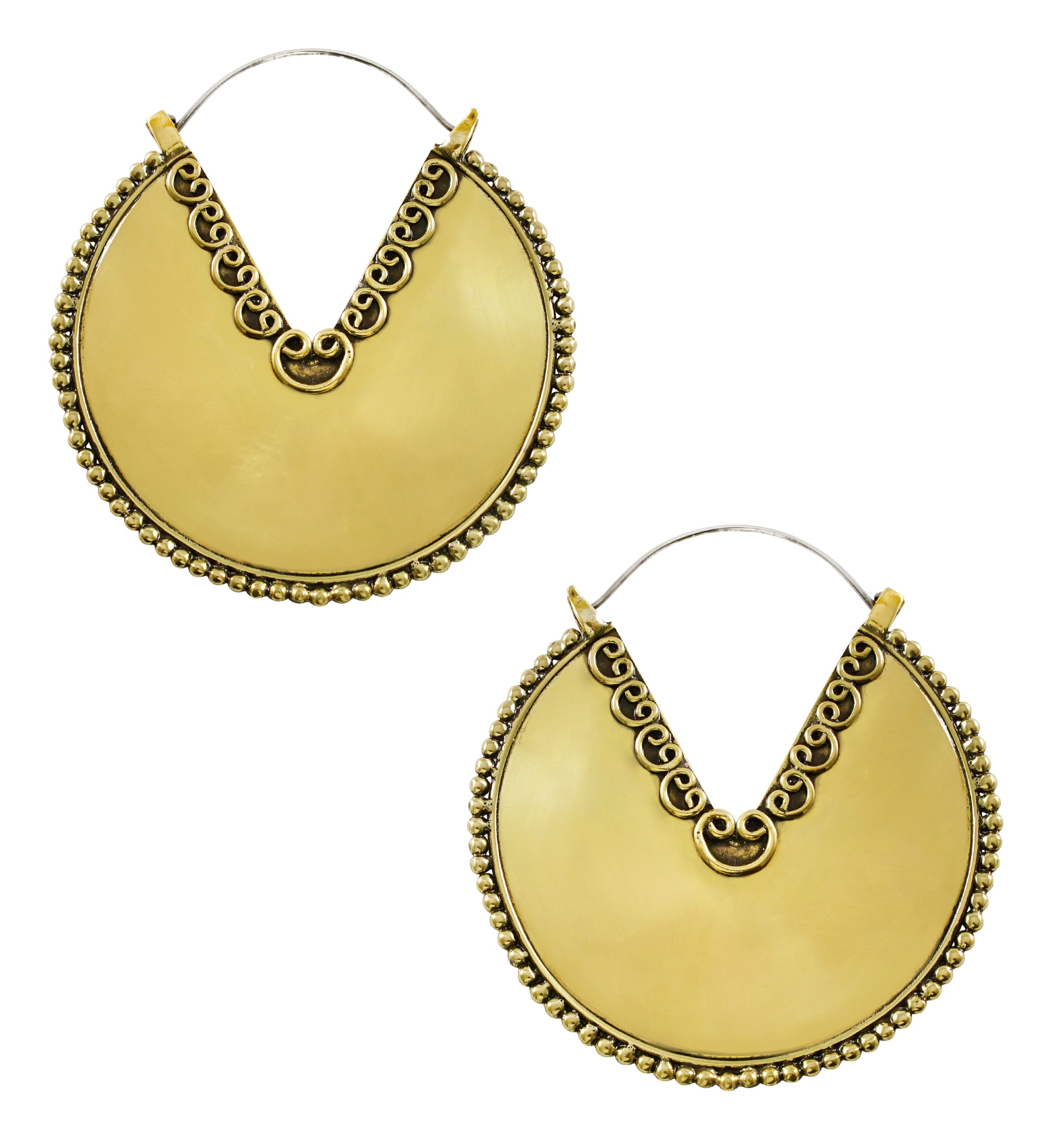 Palisade Brass Earrings / Weights