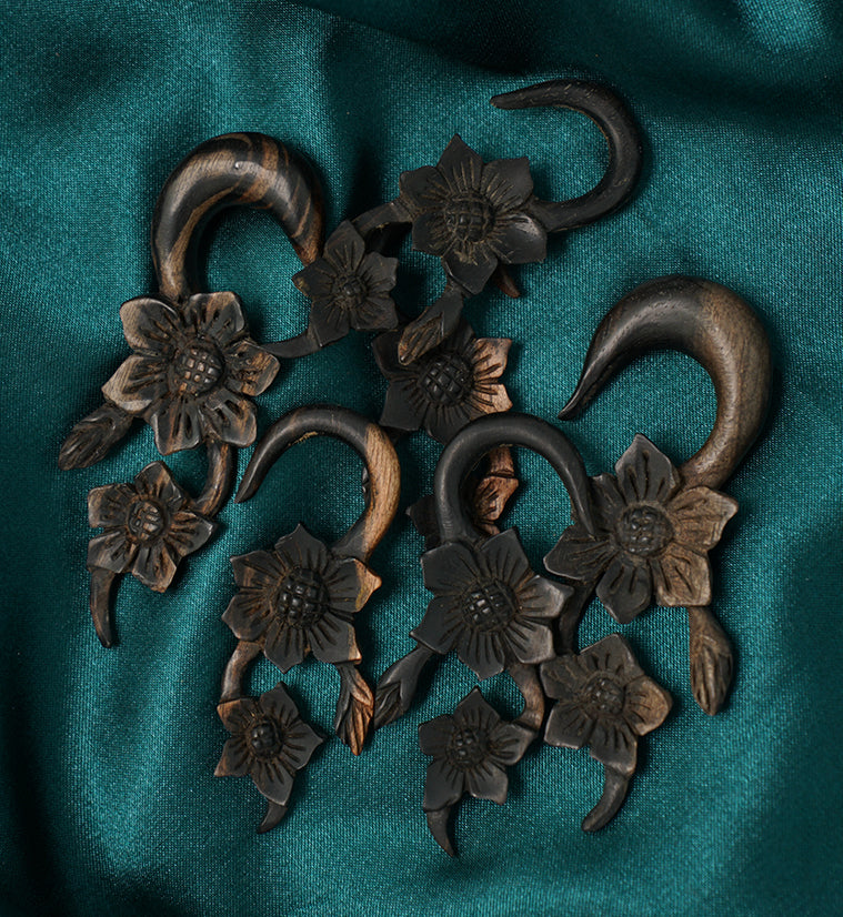 Flower Patch Areng Wood Hangers