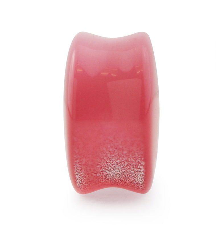 Pink Cat's Eye Glass Plugs