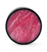 Horn Plugs With Pink Resin Inlay
