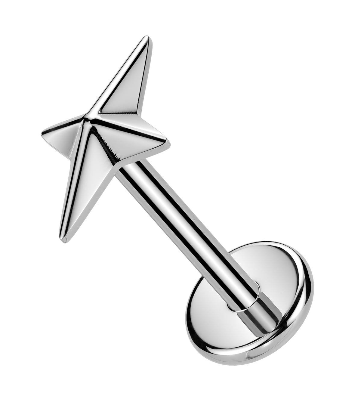 Polaris Titanium Threadless Labret by Urban Body Jewelry