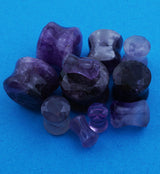 Purple Amethyst Faceted Cut Stone Plugs