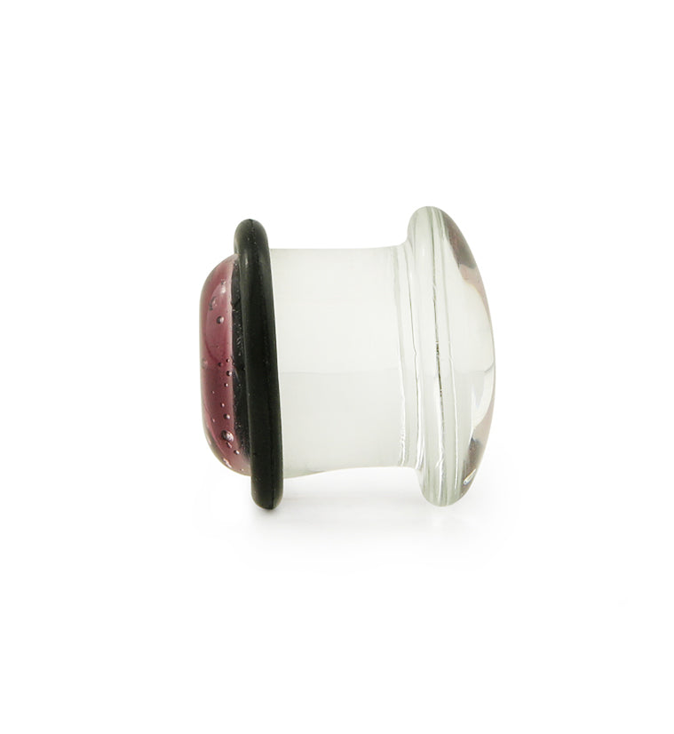 Purple Single Flare Glass Plugs