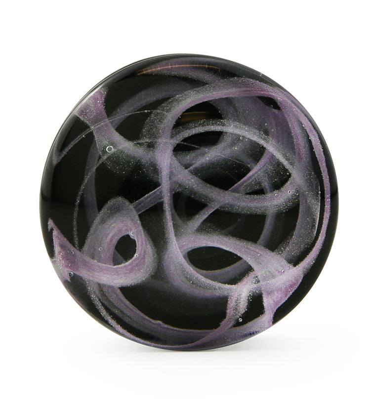 Purple Haze Swirl Glass Plugs