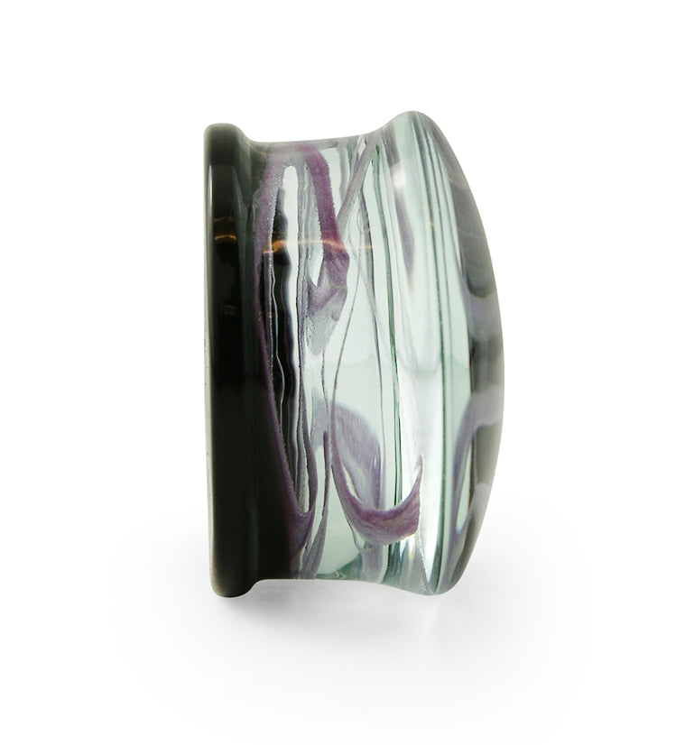 Purple Haze Swirl Glass Plugs