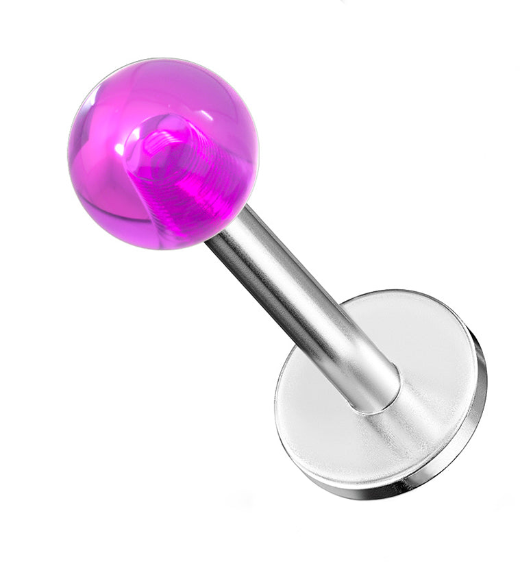 Glow In The Dark Steel Labret