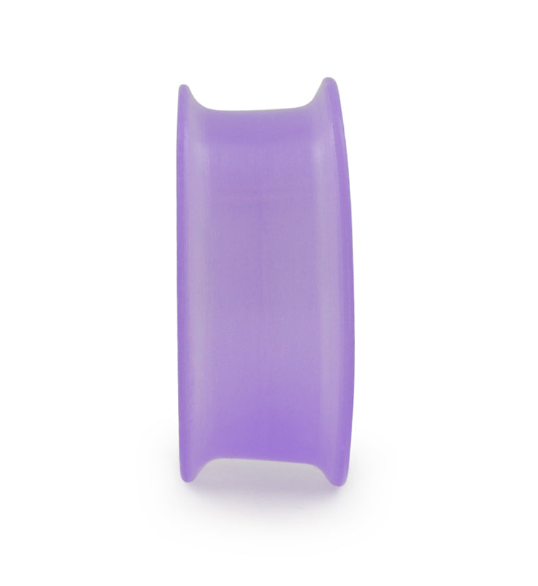 Purple Thin Silicone Ear Skins Tunnels