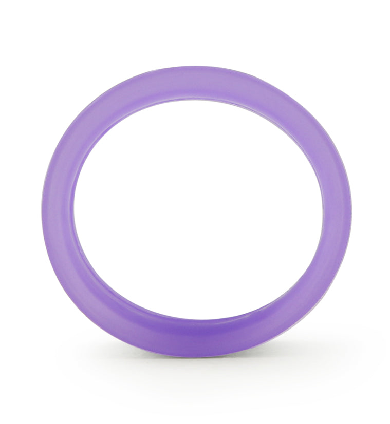 Purple Thin Silicone Ear Skins Tunnels