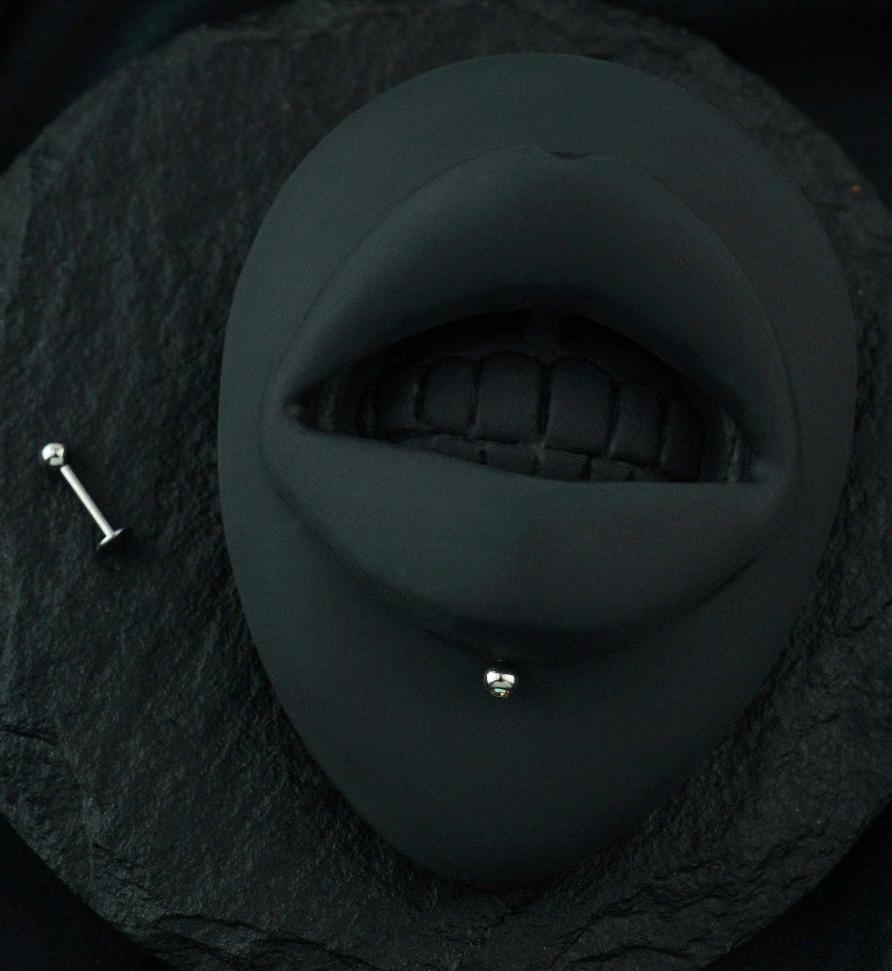 Rainbow Aurora CZ Labret Post